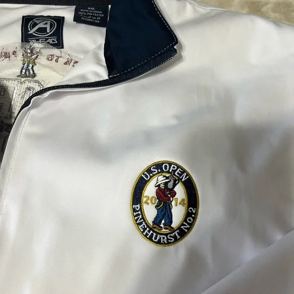 US Open Pinehurst No2 2014 White Golf Jacket - Picture 2 of 9